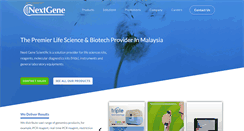 Desktop Screenshot of nextgene.my